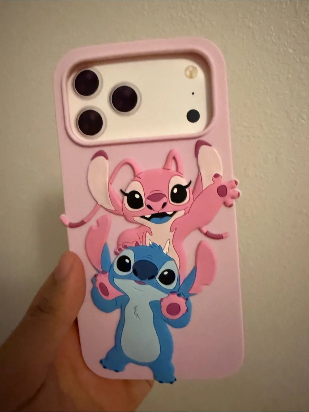Stitch and Angel Phone Case for iPhone 17 pro max SKU2302